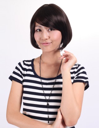 Wigs2you 全假髮 日本正品 斜劉海 BOBO頭 短直髮 氣質OL型W-523